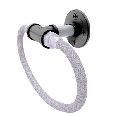 Gridiron Collection Towel Ring with Stainless Steel Braided Ring Las Vegas Edition
