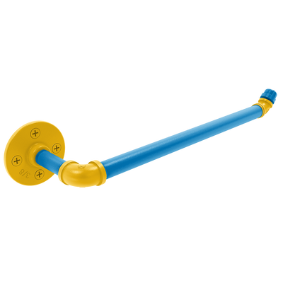 Gridiron Collection Wall Mounted Paper Towel Holder Los Angeles Blue and Gold Edition