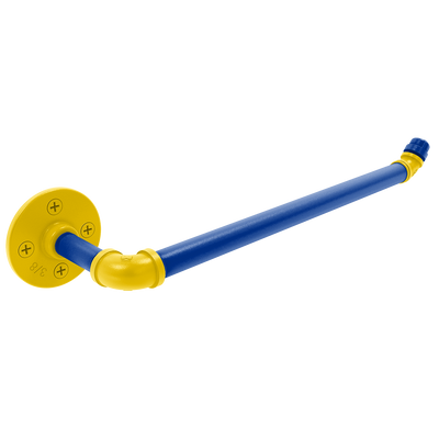 Gridiron Collection Wall Mounted Paper Towel HolderLos Angeles Blue and Yellow Edition