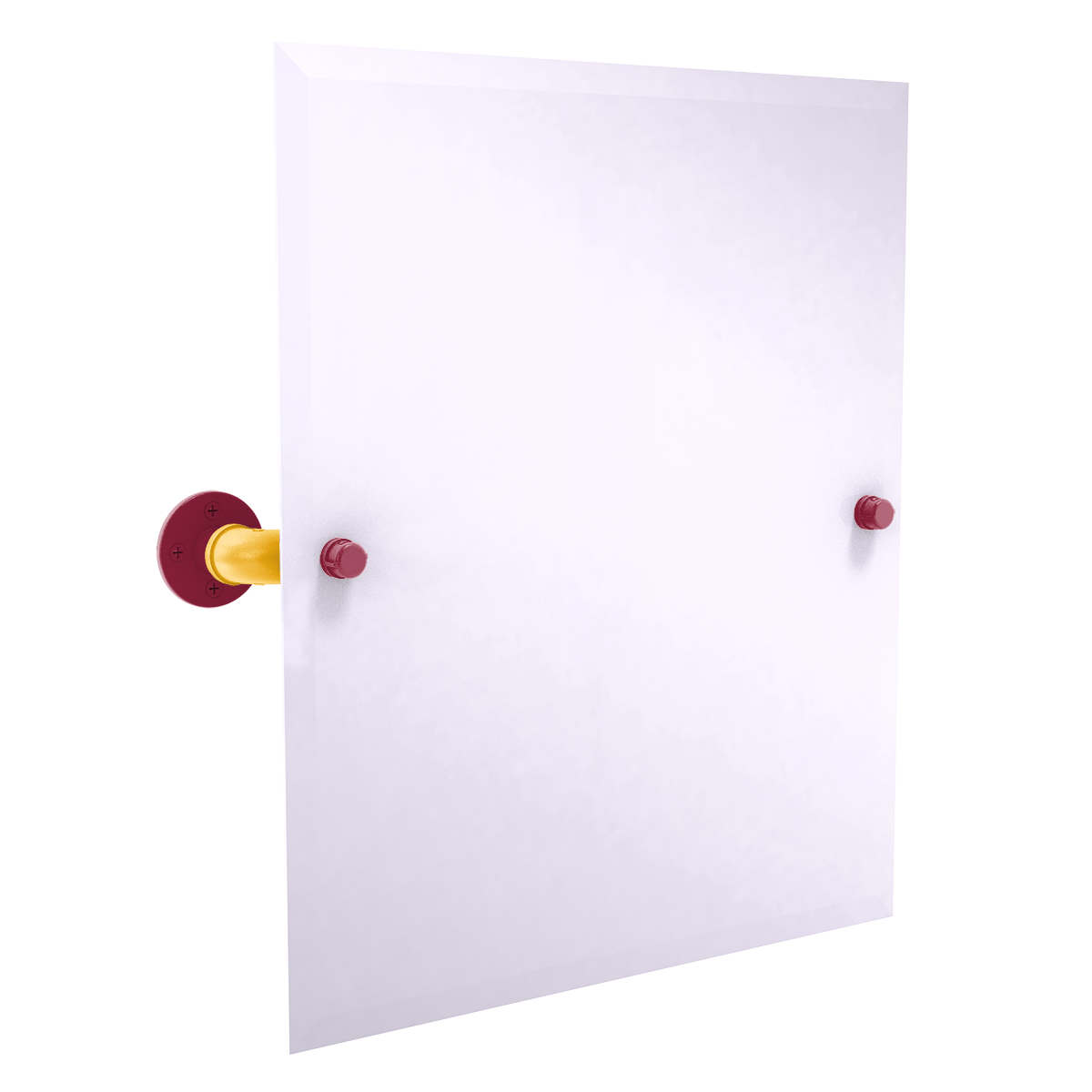 Gridiron Collection Frameless Rectangular Wall Mounted Tilt Mirror Arizona Edition