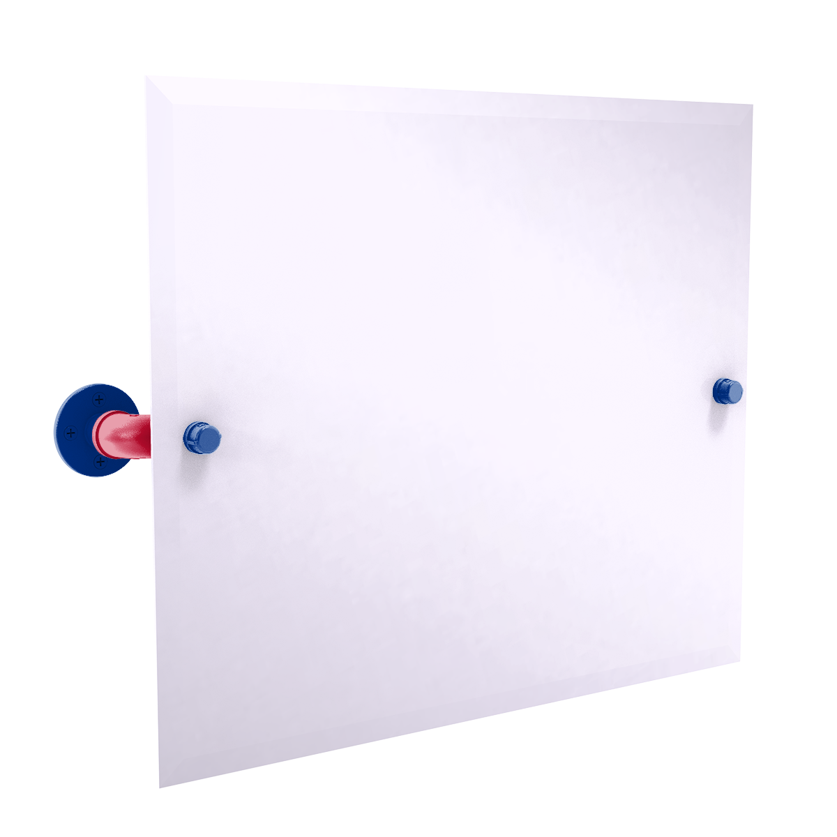 Gridiron Collection Landscape Rectangular Wall Mounted Tilt Mirror Buffalo Edition