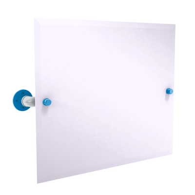 Gridiron Collection Landscape Rectangular Wall Mounted Tilt Mirror Carolina Edition