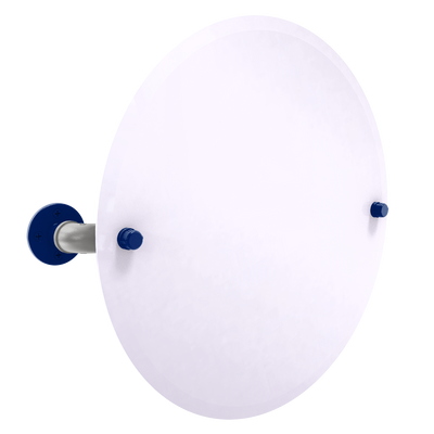 Gridiron Collection Frameless Oval Wall Mounted Tilt Mirror Dallas Edition