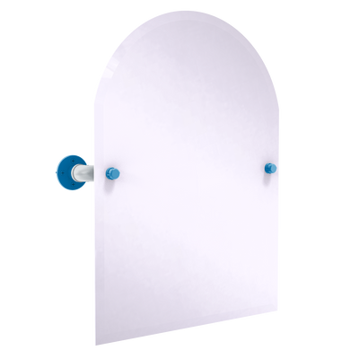 Gridiron Collection Frameless Arched Top Wall Mounted Tilt Mirror Detroit Edition