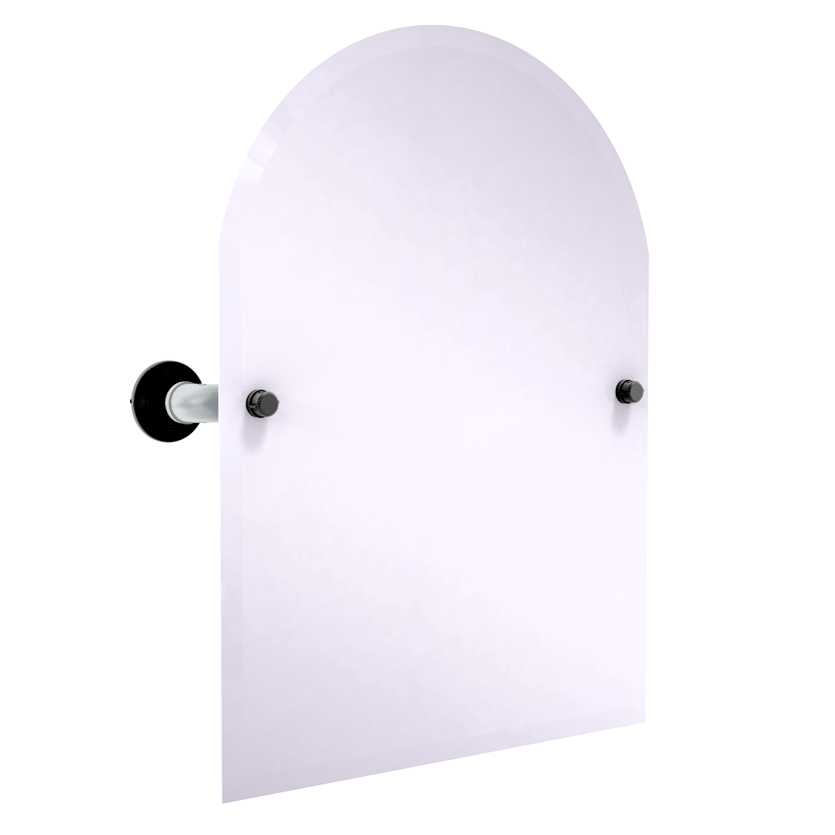 Gridiron Collection Frameless Arched Top Wall Mounted Tilt Mirror Las Vegas Edition