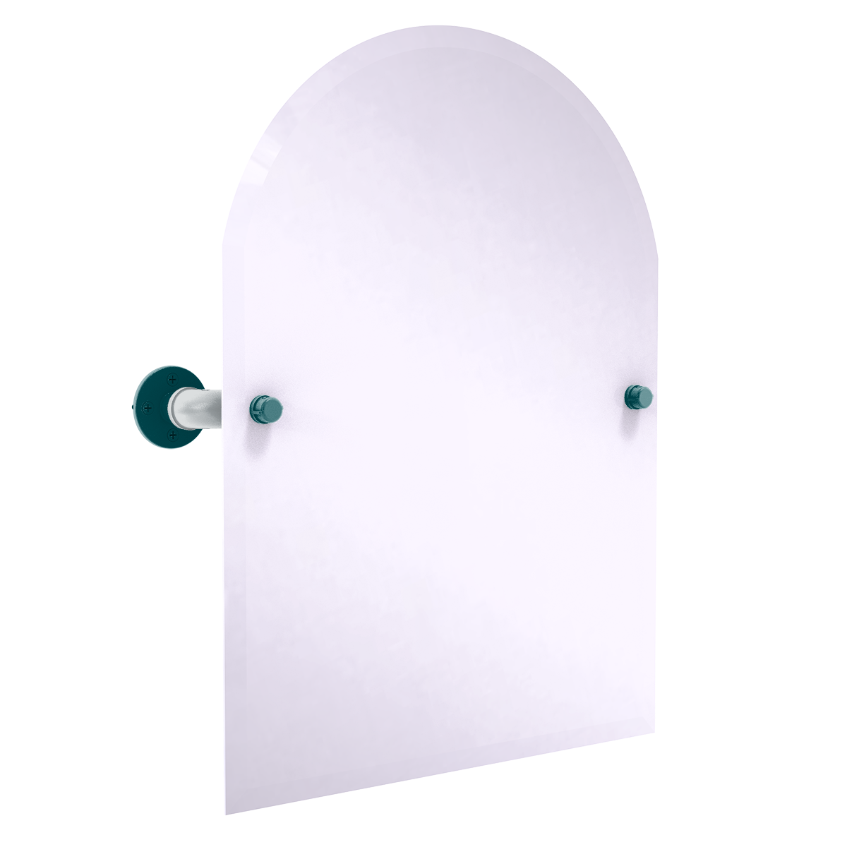 Gridiron Collection Frameless Arched Top Wall Mounted Tilt Mirror Philadelphia Edition