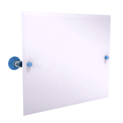 Gridiron Collection Landscape Rectangular Wall Mounted Tilt Mirror Tennessee Edition