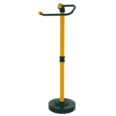 Gridiron Collection Freestanding Euro Style Toilet Tissue Stand Green Bay Edition