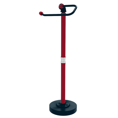 Gridiron Collection Freestanding Euro Style Toilet Tissue Stand Houston Edition
