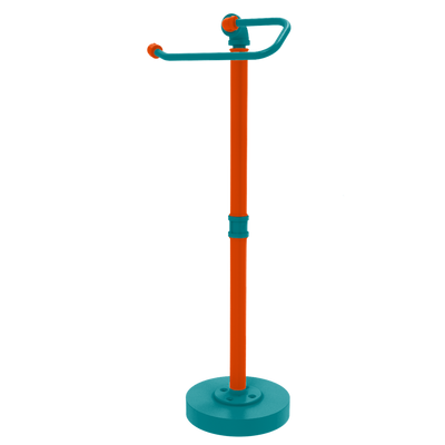 Gridiron Collection Freestanding Euro Style Toilet Tissue Stand Miami Edition