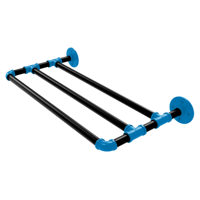 Gridiron Collection Wall Mounted Towel Shelf Carolina Edition
