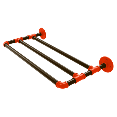 Gridiron Collection Wall Mounted Towel Shelf Cleveland Edition