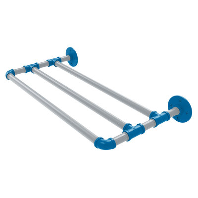 Gridiron Collection Wall Mounted Towel Shelf Detroit Edition