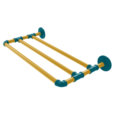 Gridiron Collection Wall Mounted Towel Shelf Jacksonville Edition