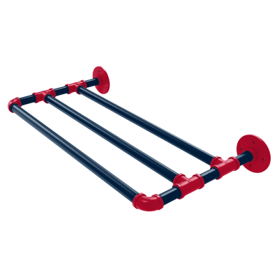 Gridiron Collection Wall Mounted Towel Shelf New England Edition