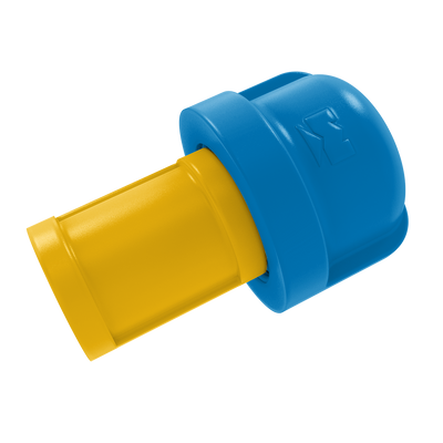 Gridiron Collection 1 Inch Cabinet Knob Los Angeles Blue and Gold Edition