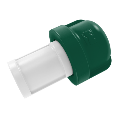 Gridiron Collection 1 Inch Cabinet Knob New York Green and White Edition