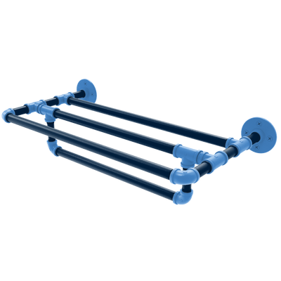 Gridiron Collection Wall Mounted Towel Shelf with Towel Bar Tennessee Edition