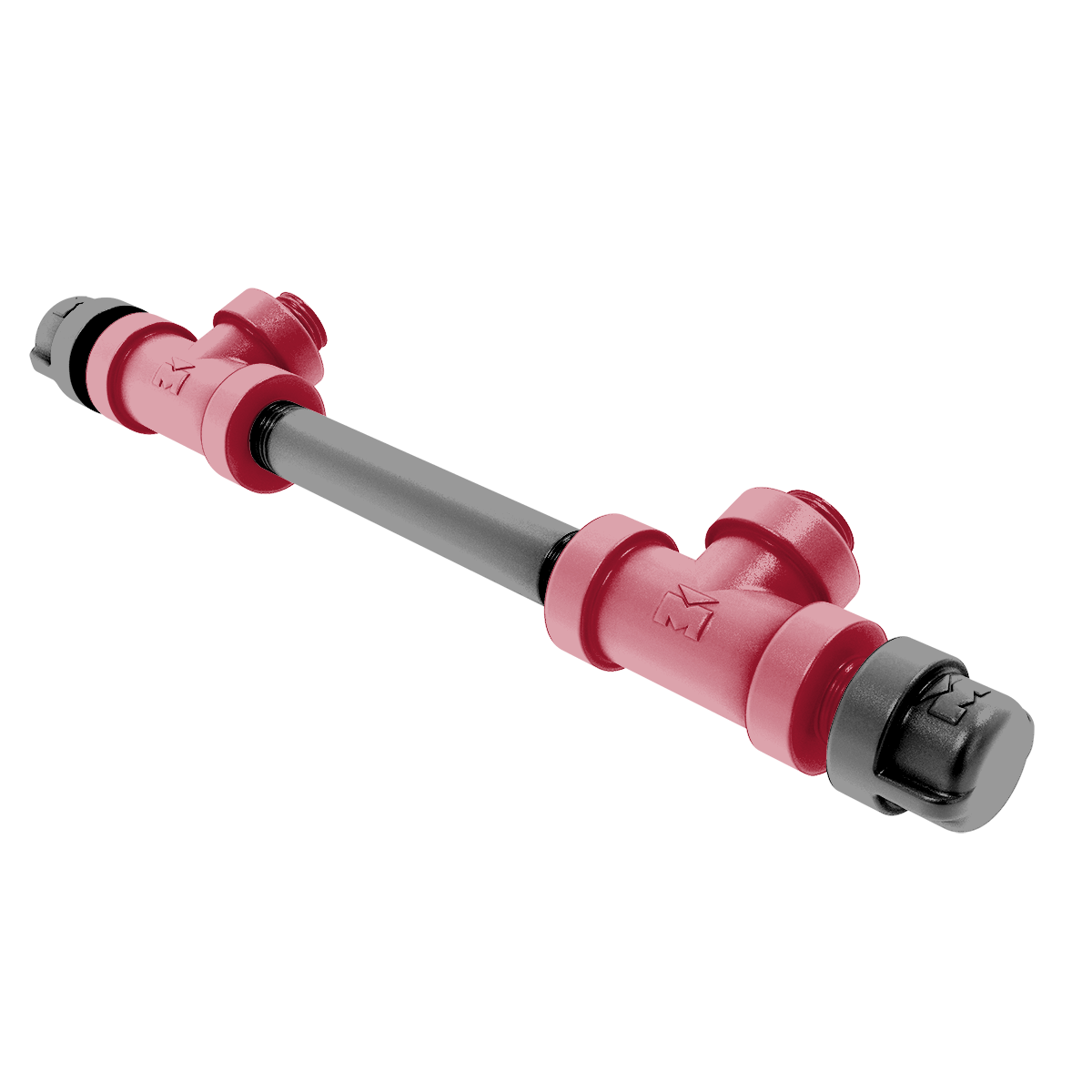 Gridiron Collection 7 Inch Overall Cabinet Pull Atlanta Edition