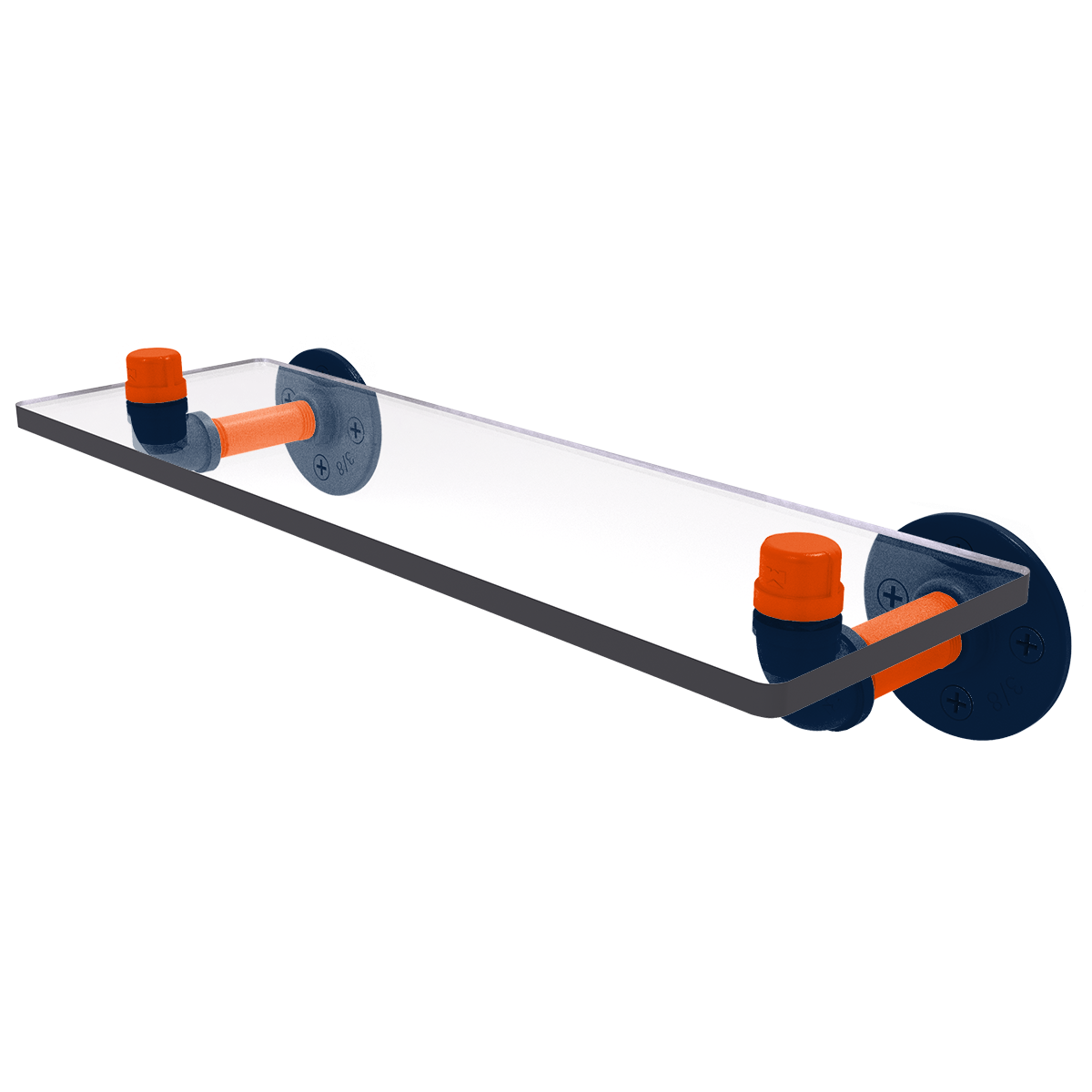 Gridiron Collection Glass Shelf Denver Edition