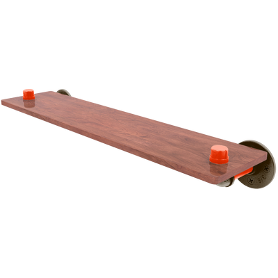 Gridiron Collection Wood Shelf Cleveland Edition