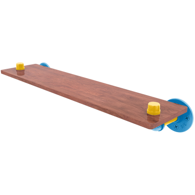 Gridiron Collection Wood Shelf Los Angeles Blue and Gold Edition