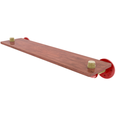 Gridiron Collection Wood Shelf San Francisco Edition