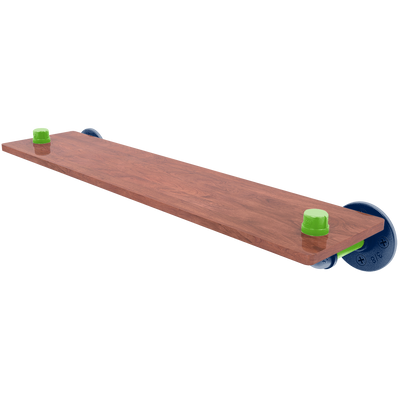Gridiron Collection Wood Shelf Seattle Edition