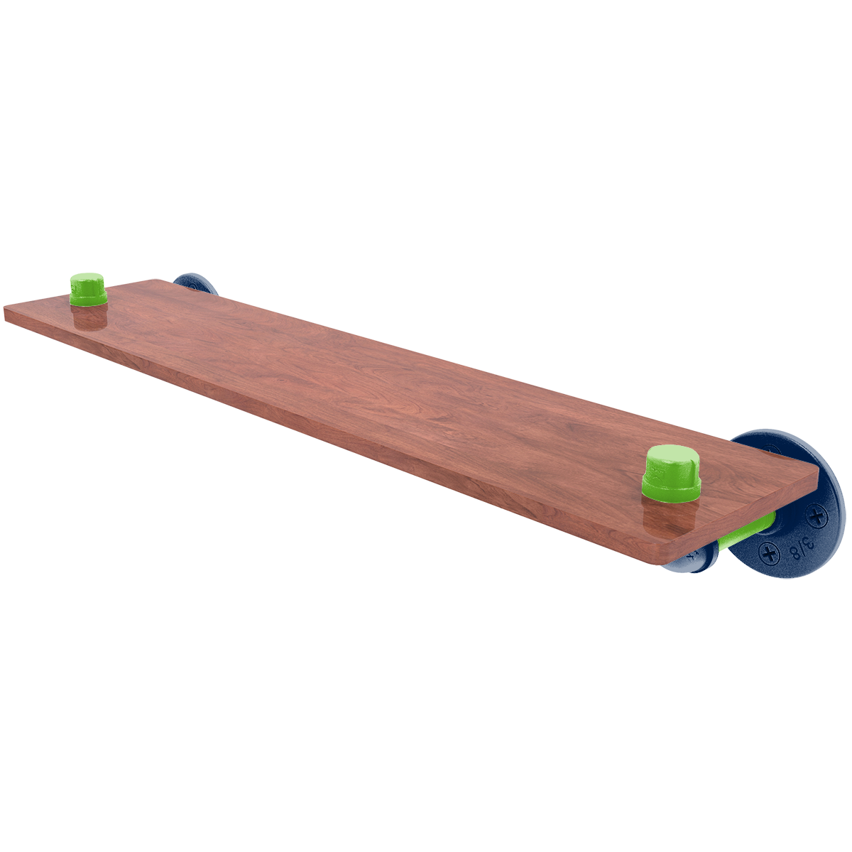 Gridiron Collection Wood Shelf Seattle Edition