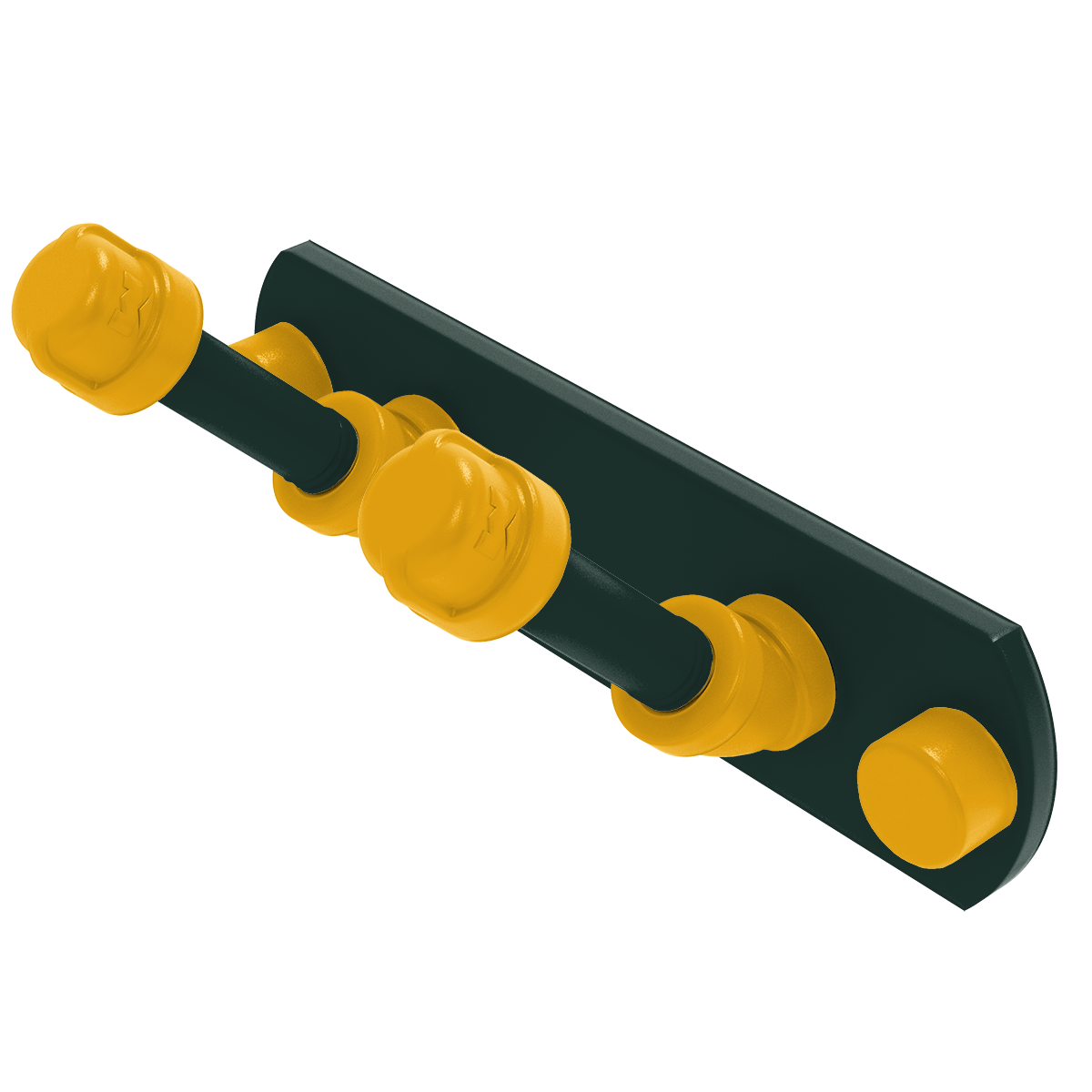 Gridiron Collection 2 Position Multi Hook Green Bay Edition