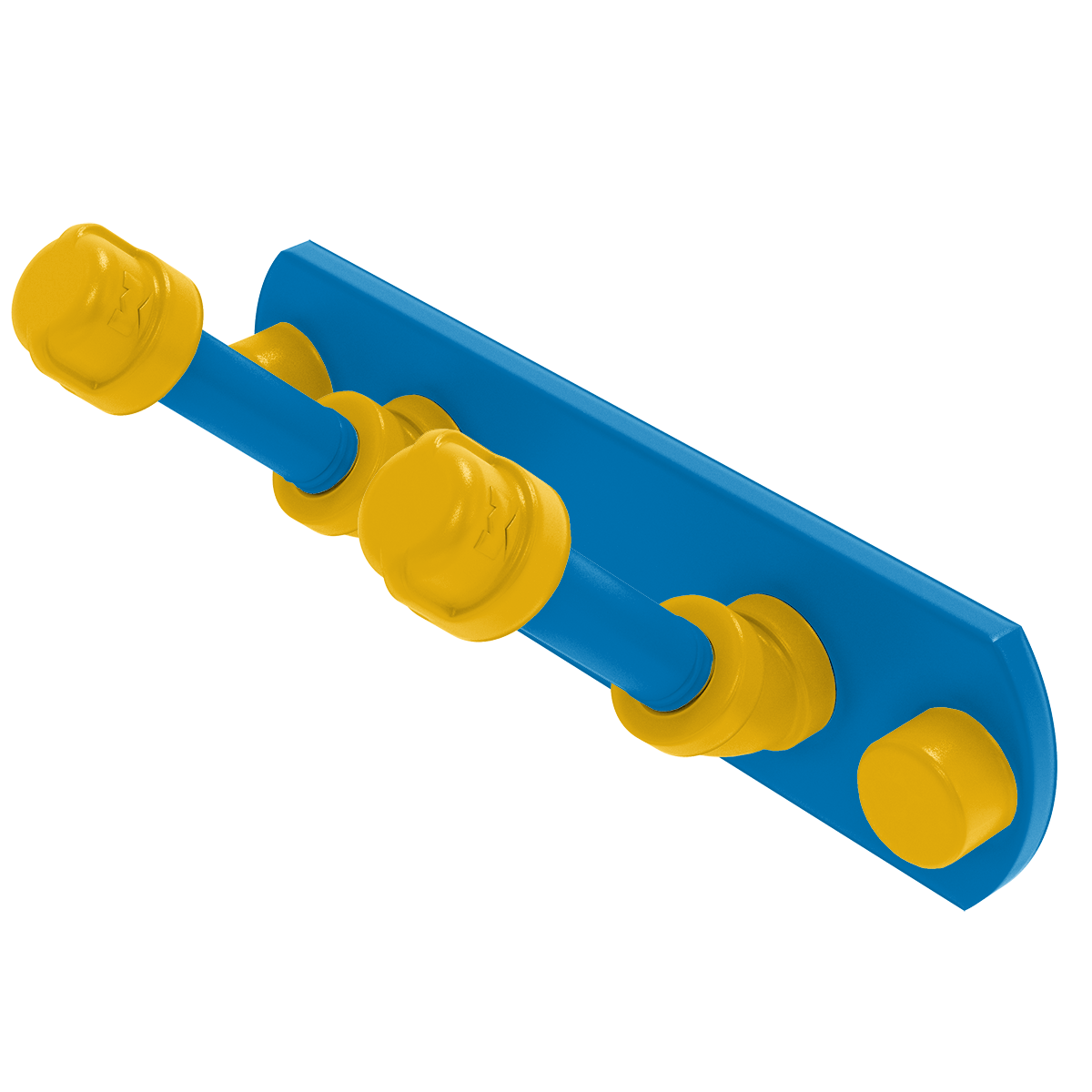 Gridiron Collection 2 Position Multi Hook Los Angeles Blue and Gold Edition