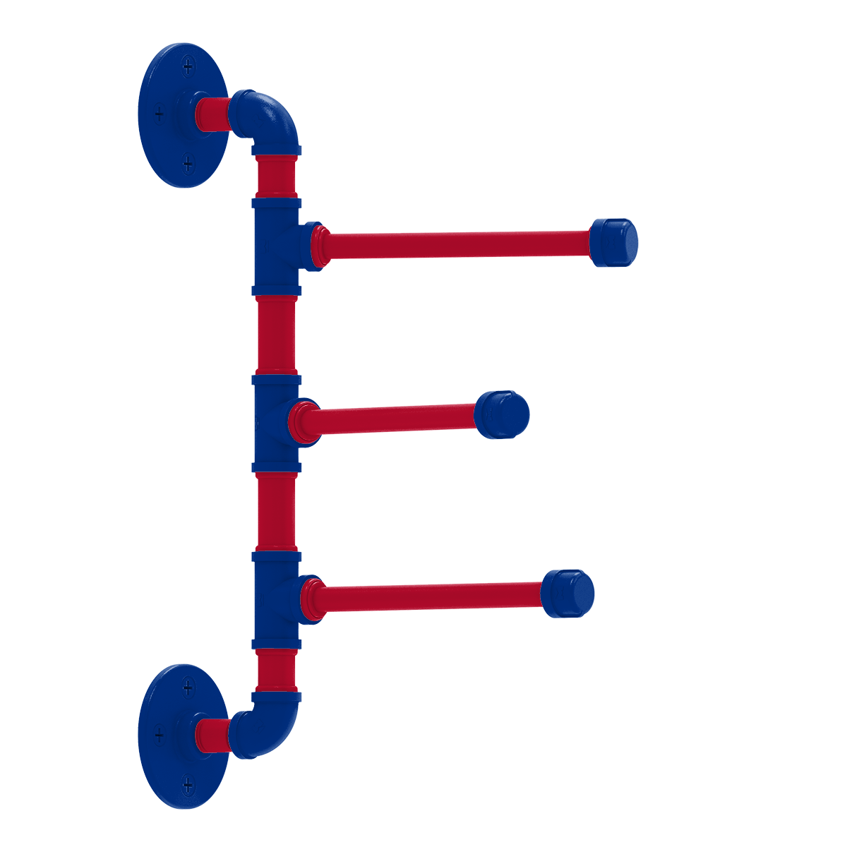 Gridiron Collection 3 Swing Arm Vertical Towel Bar Buffalo Edition