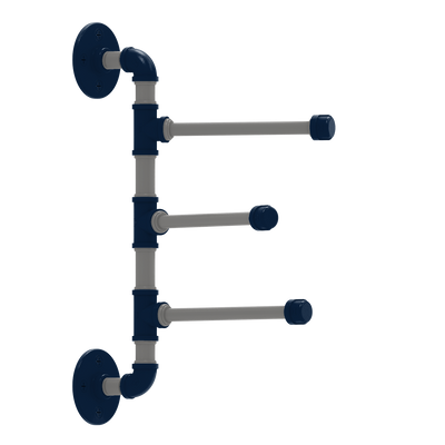 Gridiron Collection 3 Swing Arm Vertical Towel Bar Dallas Edition