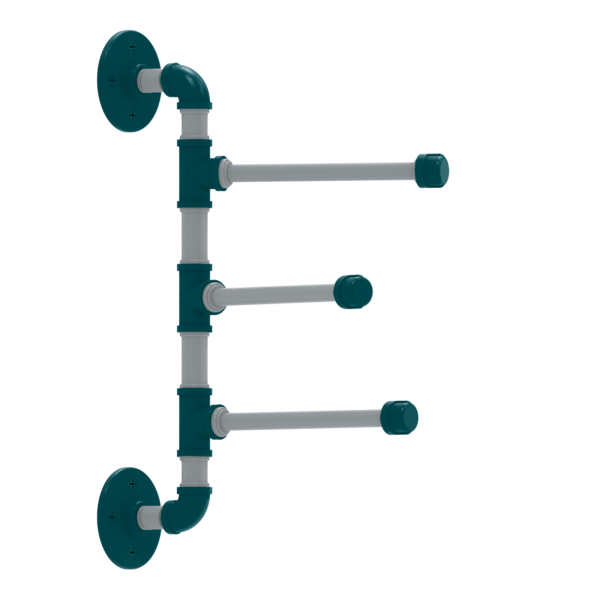 Gridiron Collection 3 Swing Arm Vertical Towel Bar Philadelphia Edition