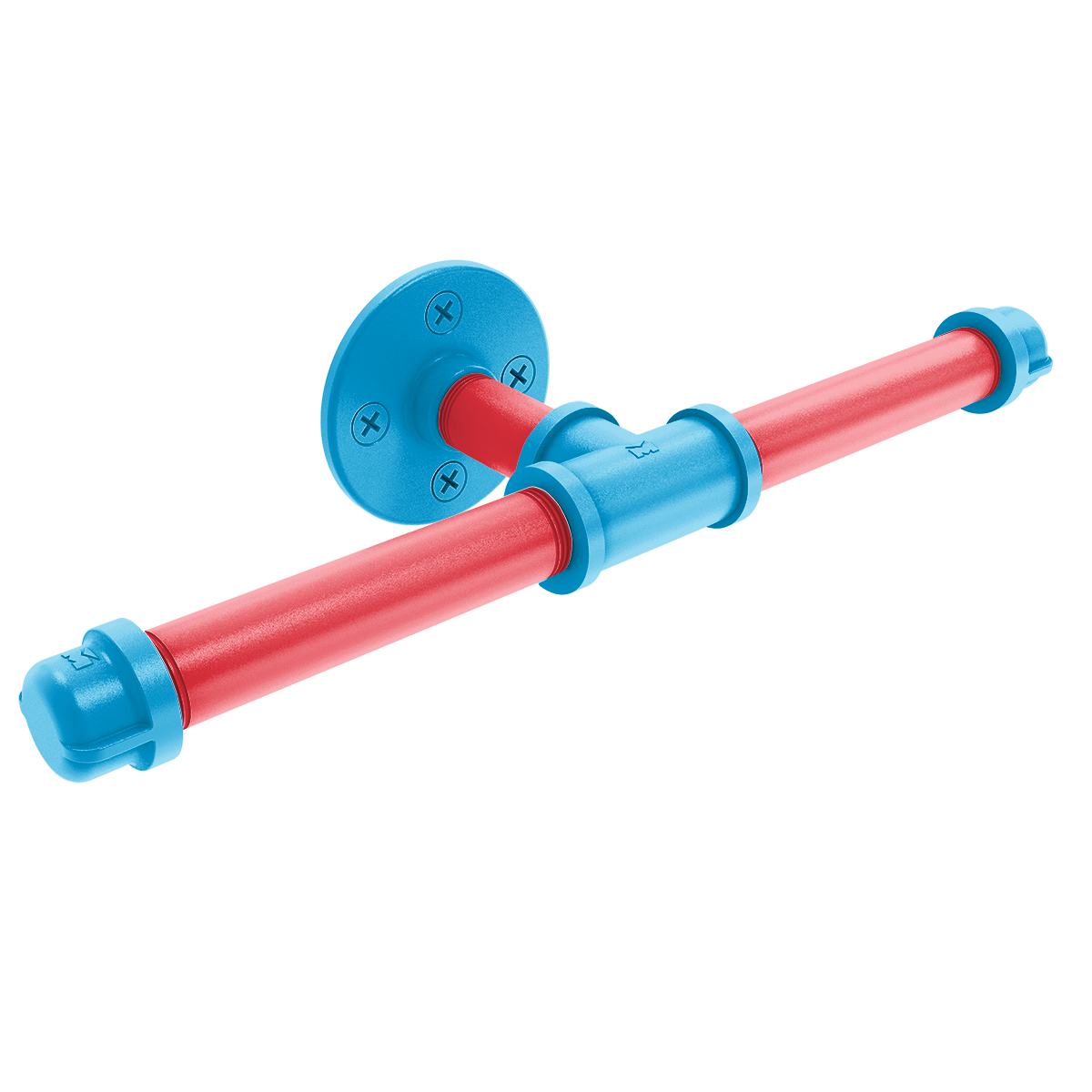 Diamond Collection Double Roll Toilet Paper Holder Miami Edition