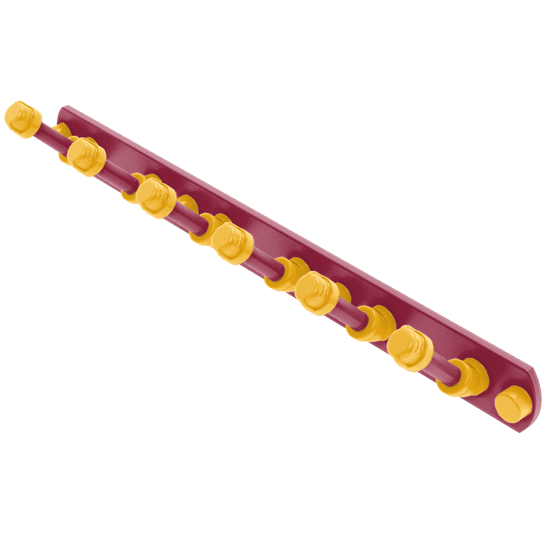 Gridiron Collection 6 Position Tie and Belt Rack Arizona Edition