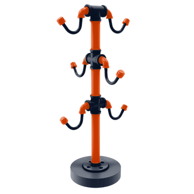 Gridiron Collection Countertop 6 Coffee Mug Holder Chicago Edition