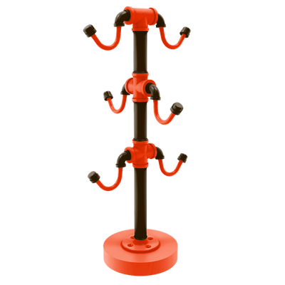 Gridiron Collection Countertop 6 Coffee Mug Holder Cleveland Edition
