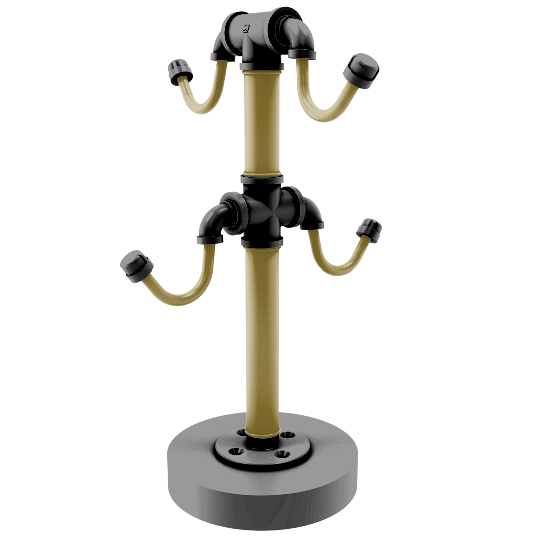 Gridiron Collection Countertop 4 Coffee Mug Holder Baltimore Edition