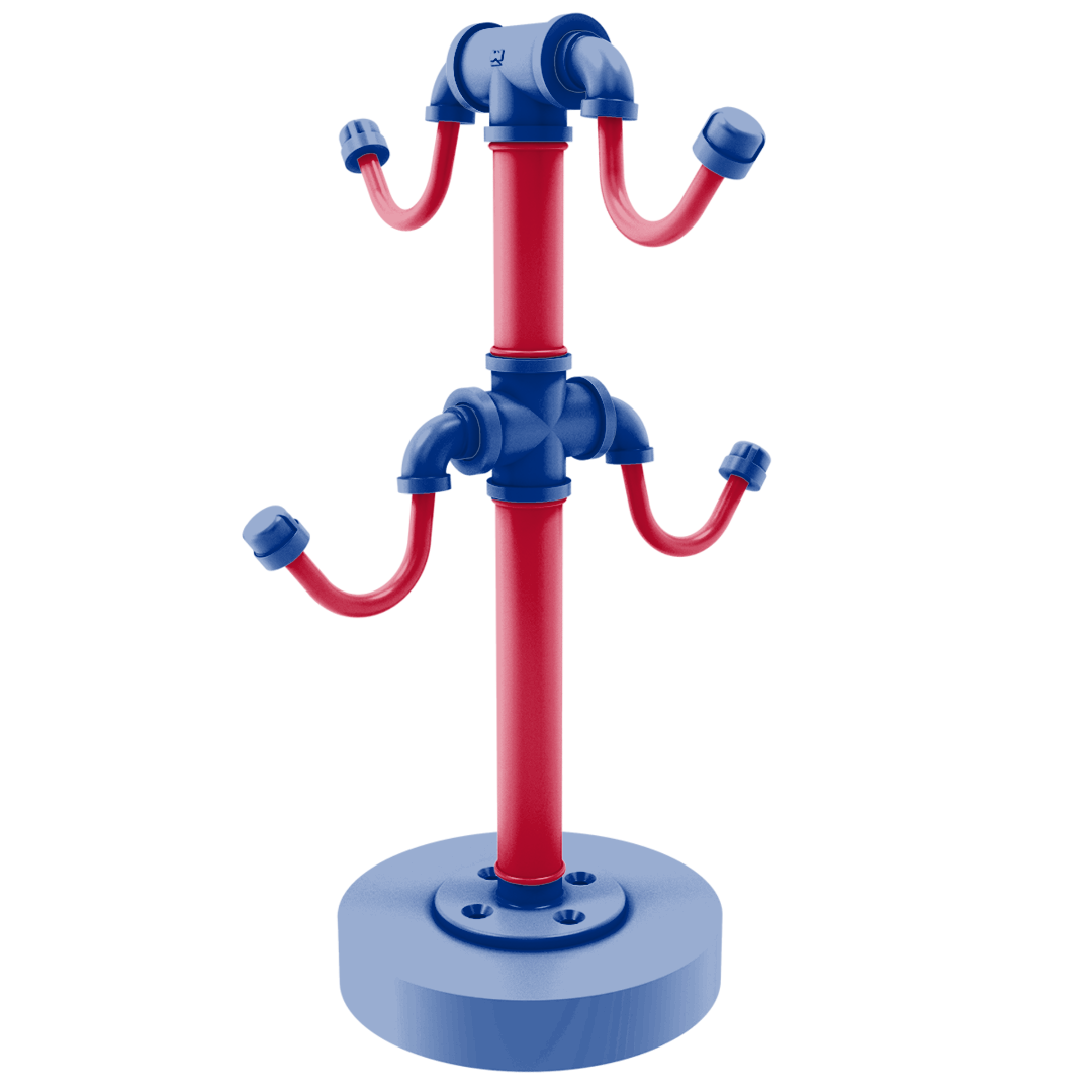 Gridiron Collection Countertop 4 Coffee Mug Holder Buffalo Edition