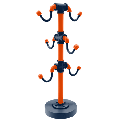 Gridiron Collection Countertop 6 Coffee Mug Holder Denver Edition