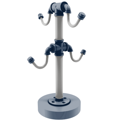 Gridiron Collection Countertop 4 Coffee Mug Holder Dallas Edition