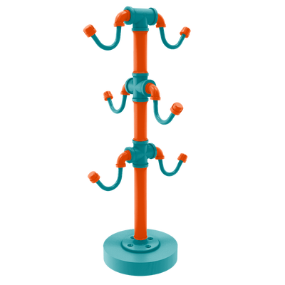 Gridiron Collection Countertop 6 Coffee Mug Holder Miami Edition