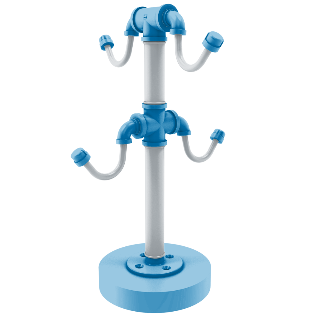 Gridiron Collection Countertop 4 Coffee Mug Holder Detroit Edition