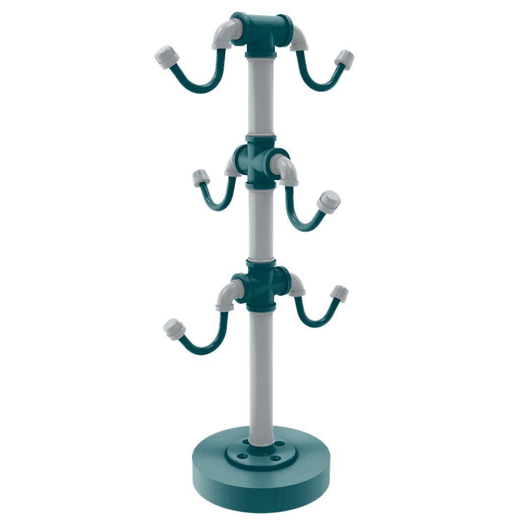 Gridiron Collection Countertop 6 Coffee Mug Holder Philadelphia Edition