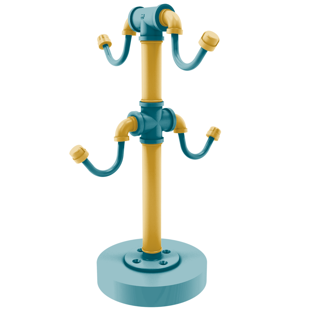 Gridiron Collection Countertop 4 Coffee Mug Holder Jacksonville Edition