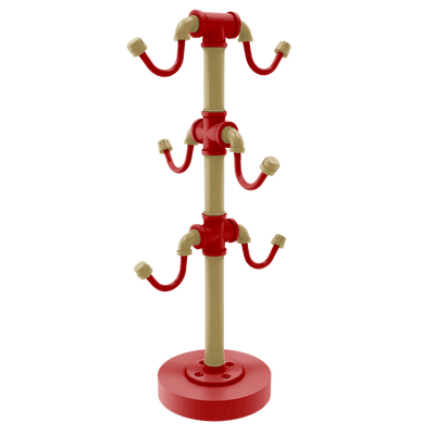 Gridiron Collection Countertop 6 Coffee Mug Holder San Francisco Edition