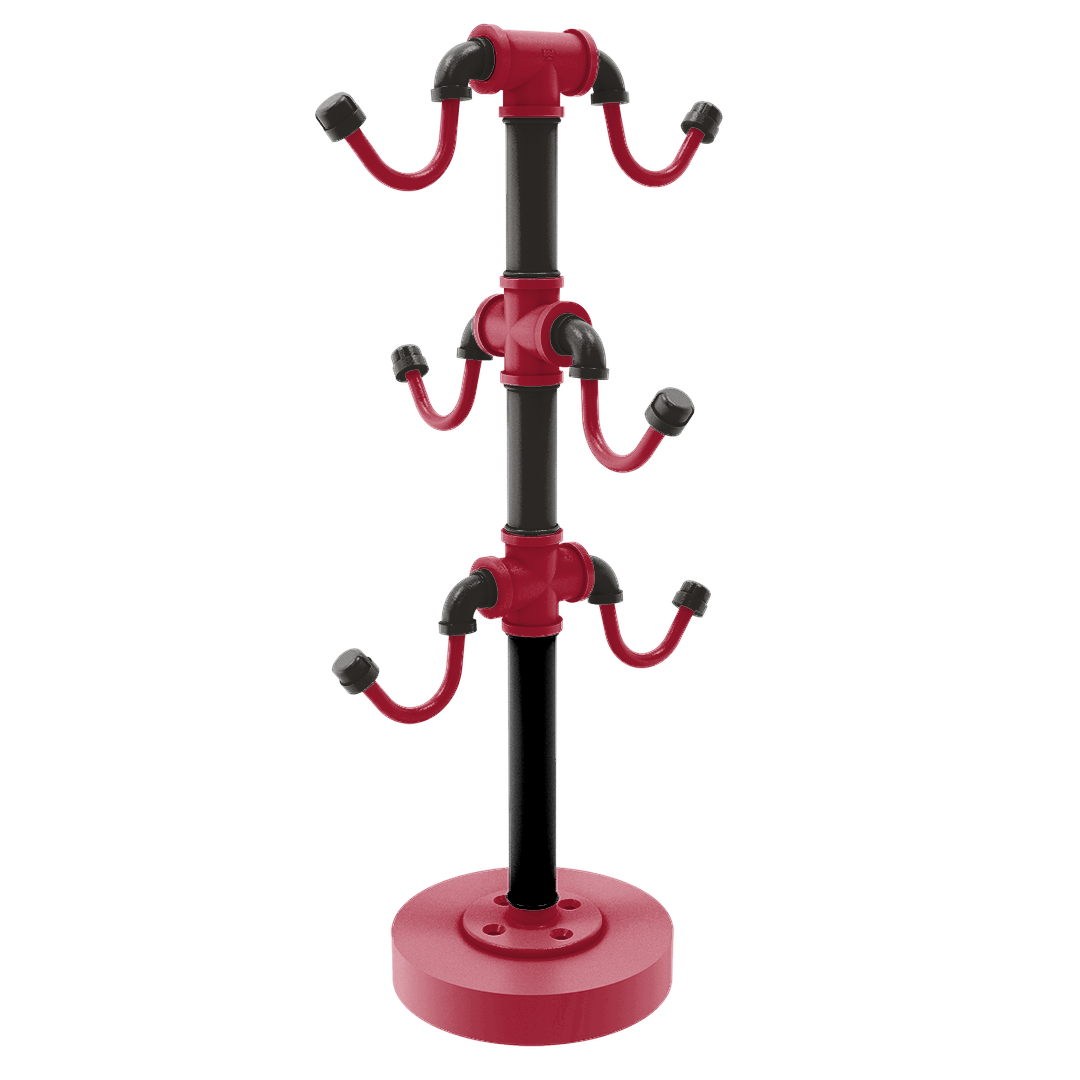 Gridiron Collection Countertop 6 Coffee Mug Holder Tampa Bay Edition