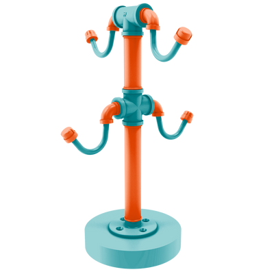 Gridiron Collection Countertop 4 Coffee Mug Holder Miami Edition