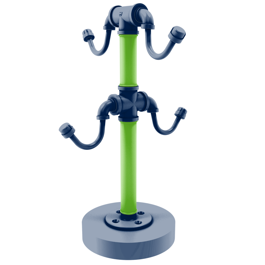 Gridiron Collection Countertop 4 Coffee Mug Holder Seattle Edition